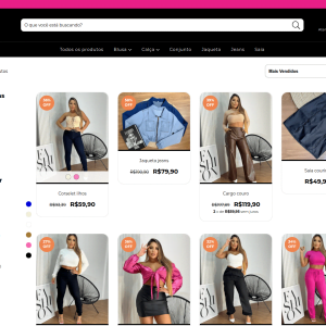 Página da loja KAOR - E-Commerce de vestuário feminino