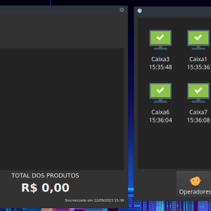 Múltiplos caixas - Sistema de caixa